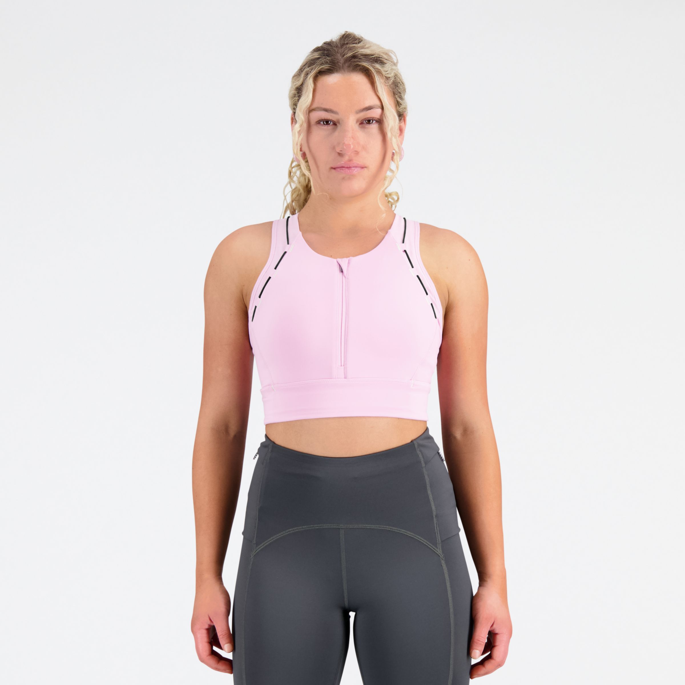 

New Balance Women's Impact Run AT Bra Top Purple - Purple