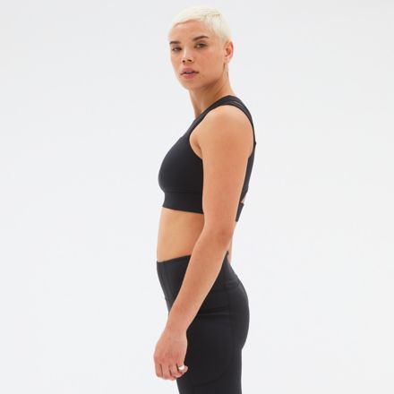 United Airlines NYC Half Shape Shield Crop Bra