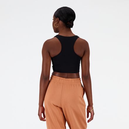 Top New Balance Essentials Reimagined Cotton Spandex - WB31500-BK