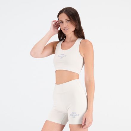 NEW BALANCE Essentials Reimagined Cotton Spandex Bra Top