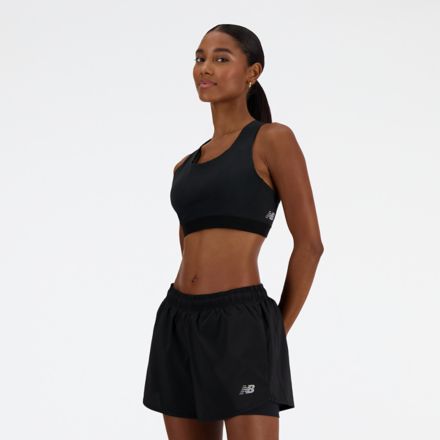 Women's NB Sleek Medium Support Pocket Sports Bra Apparel - New Balance