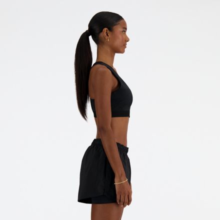 Women's NB Sleek Medium Support Pocket Sports Bra Apparel - New Balance