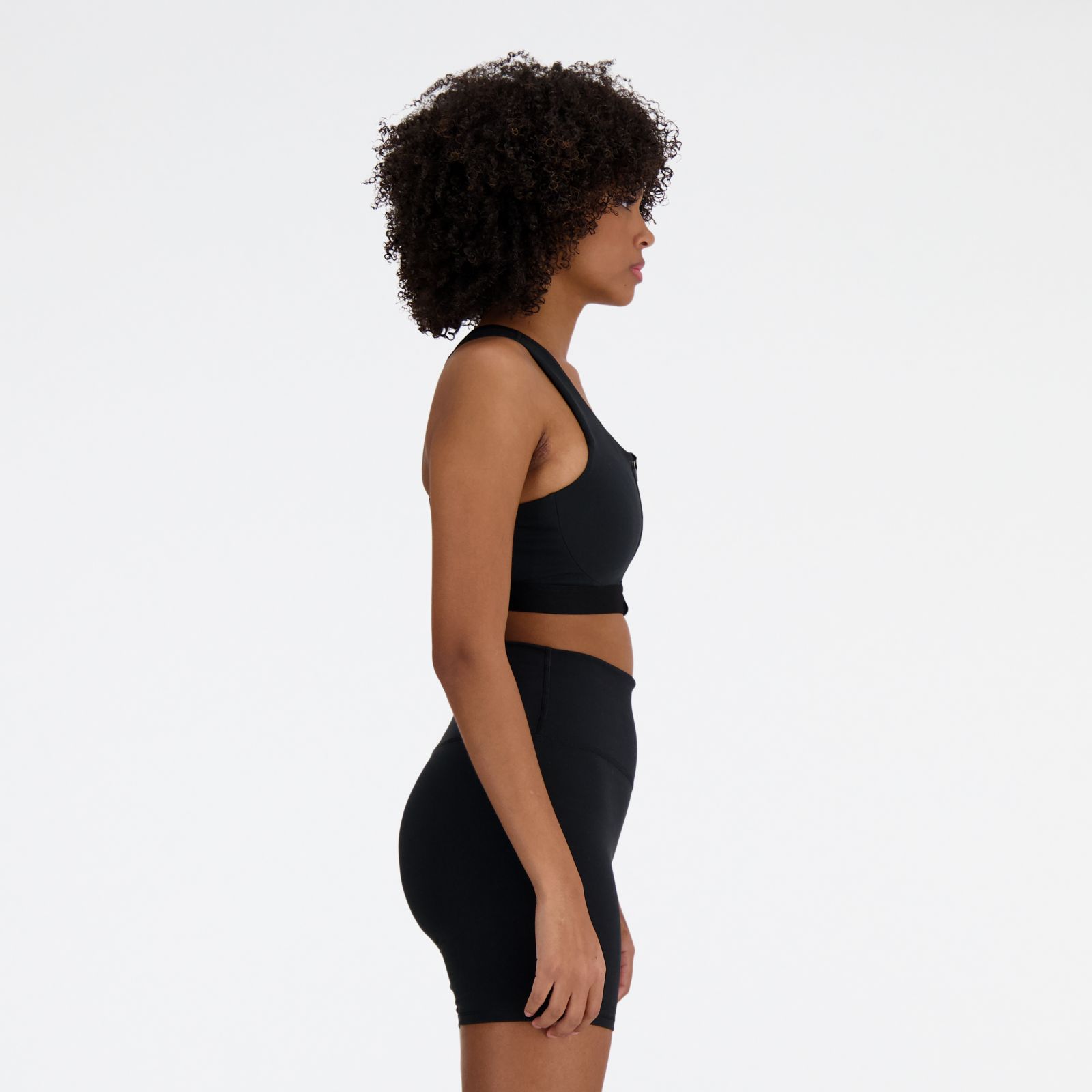 Women's NB Sleek Medium Support Pocket Zip Front Bra - New Balance