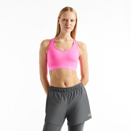 NB Essential Run Bra, BLACK, WB51032AAB