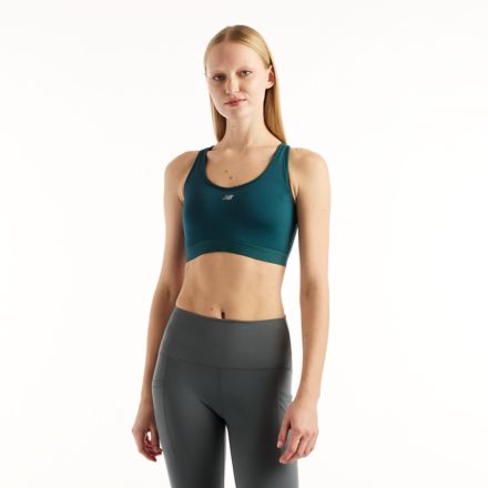 NB Essential Run Bra, BLACK, WB51032AAV