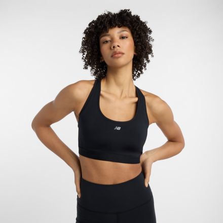 NB Essential Run Bra, BLACK, WB51032BK