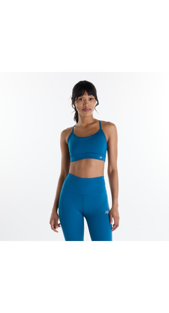 New Balance NB Essential Yoga Bra in Black