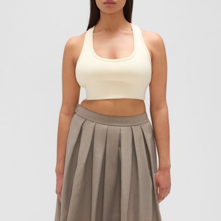 Made in USA Leisure Bra, LIGHT MUSHROOM, WB51540CAU