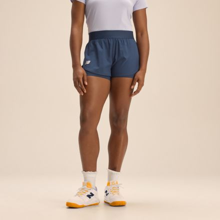 Coco Gauff Signature Melbourne Practice Short, NB NAVY, WB6176QONNY
