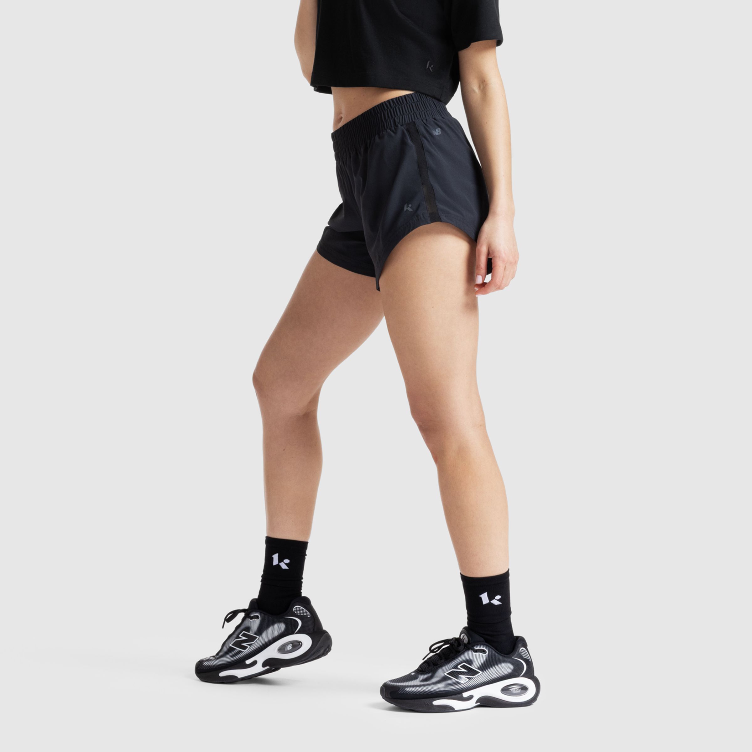 New Balance Klutch Athletics 3" Woven Short, WB6177BHBK