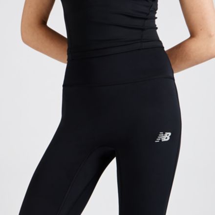 NB Essential High Rise Legging 25", BLACK, WB6181AYBK