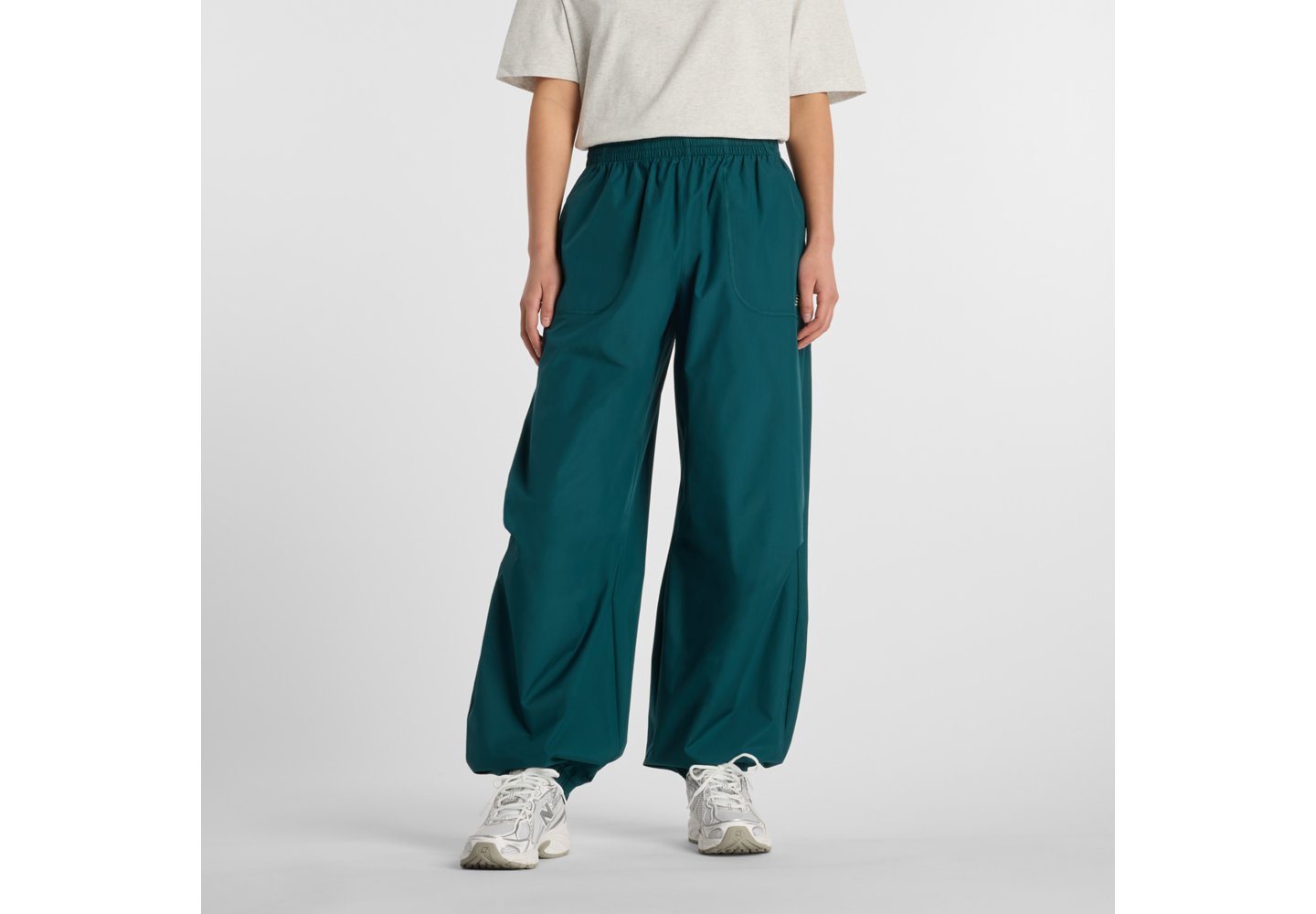 New Balance Trackside Woven Pant in Medusa Green — photo 1 of 1