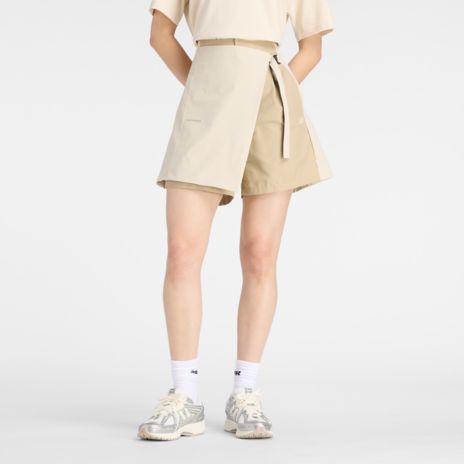 NB GREY カラーブロックショーツ