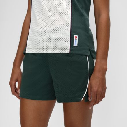 Basketball Performance Mesh Short, NIGHTWATCH GREEN with SEA SALT, WB61O09QNWG