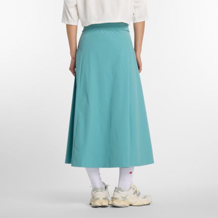 NB GREY カラーブロックスカート