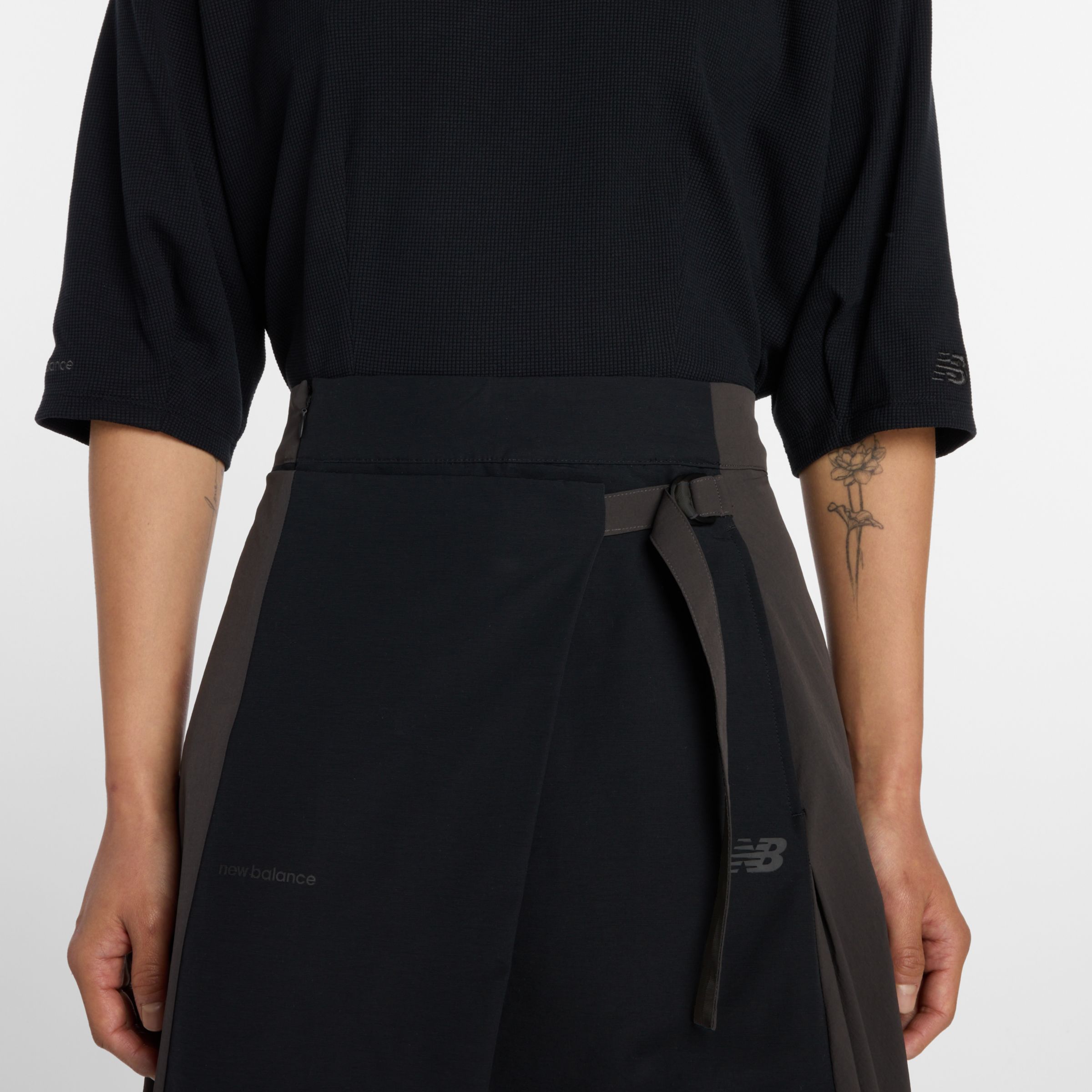 NB GREY Color Block Skirt