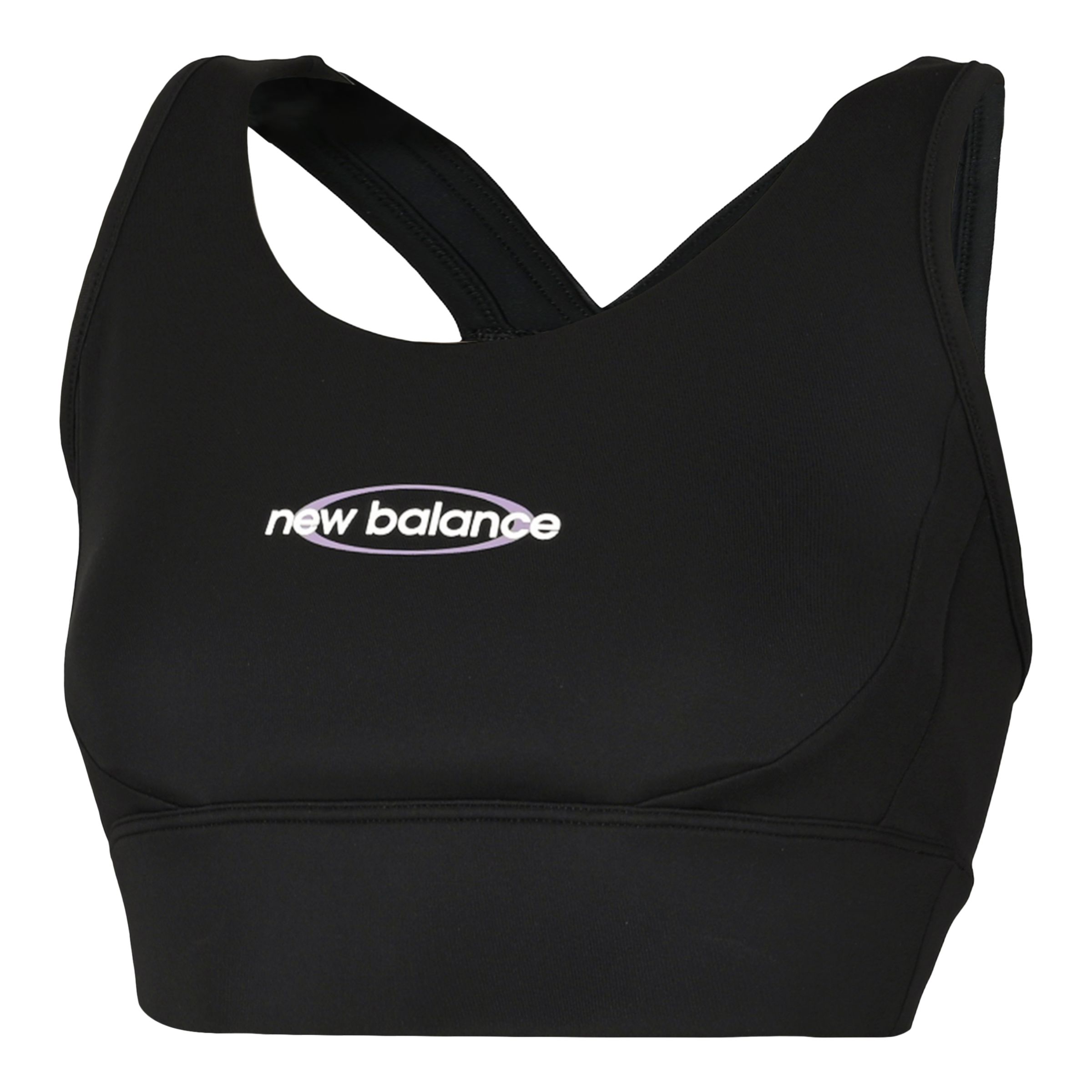 New Balance Tech Training Graphic Sports Bra, WB61P34TBK