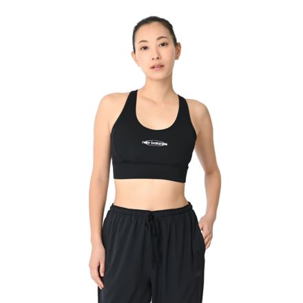 Tech Training Graphic Sports Bra, BLACK, WB61P34TBK