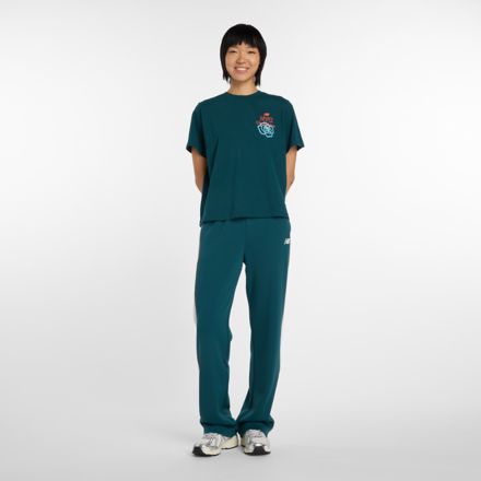 Pantalon en interlock, MEDUSA VERTE, WB61Q2R4AAV