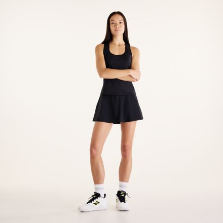 Tournament Skort, NB 103 WHITE with GREY MATTER, WB61S4JJBK