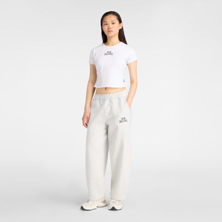 Trackside Fleece Barrel Pant, Ash Heather, WB61W1DZAHH