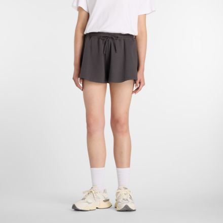 French Terry Circle Short, FADED BLACK, WB61Y4U7ABR