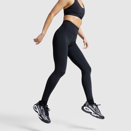 Klutch X NB Ribbed Legging, CAVIAR with Negro, WB61Y8HBBK