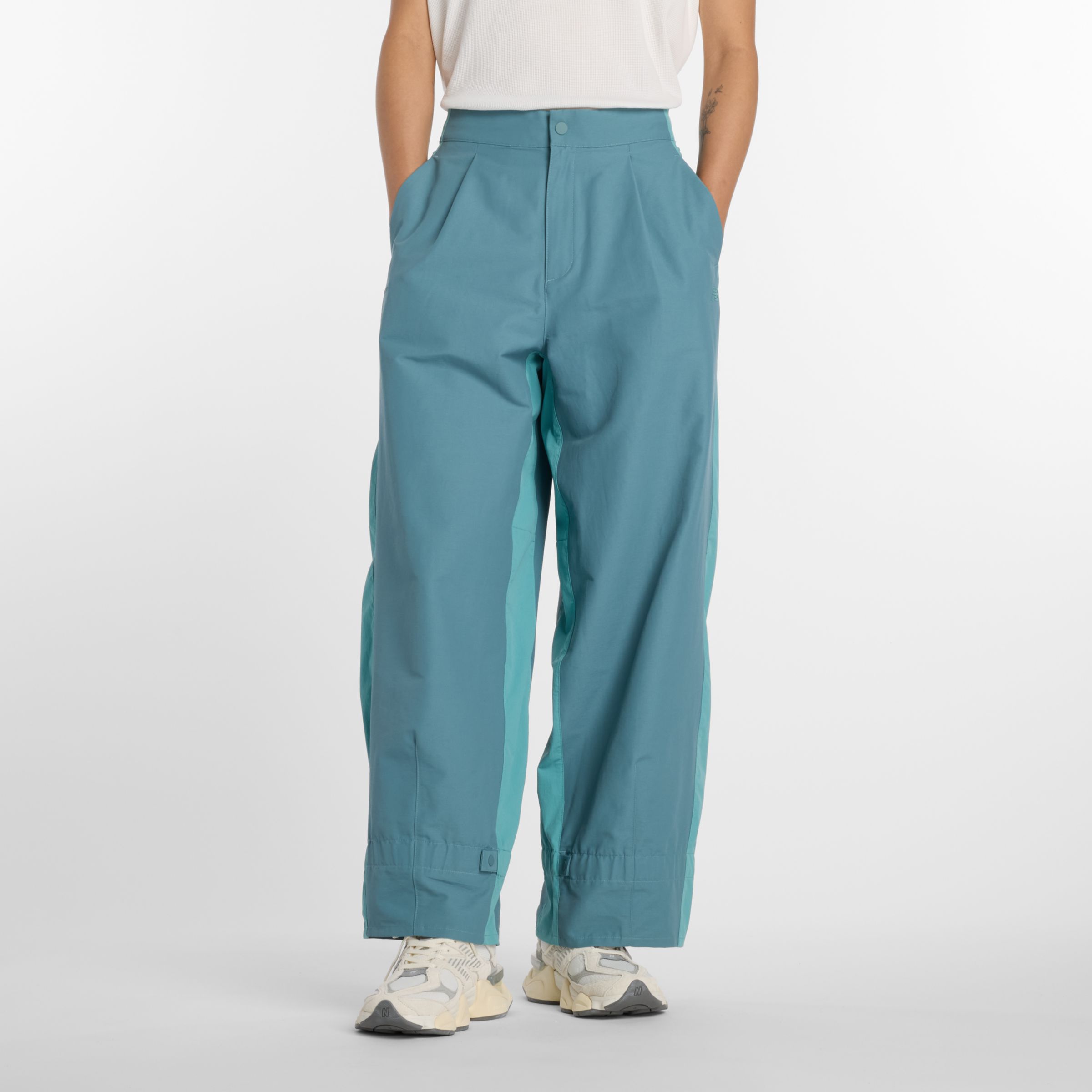 NB GREY カラーブロックパンツ