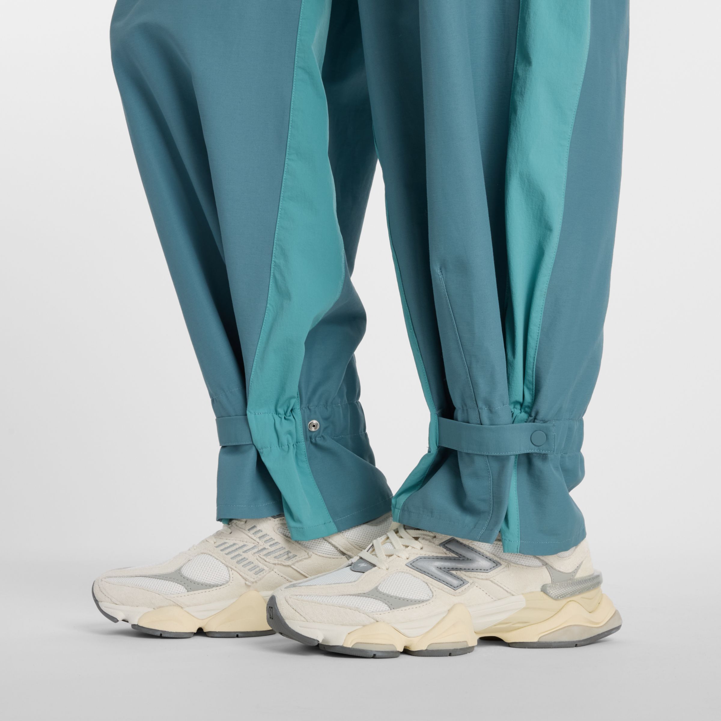 NB GREY カラーブロックパンツ