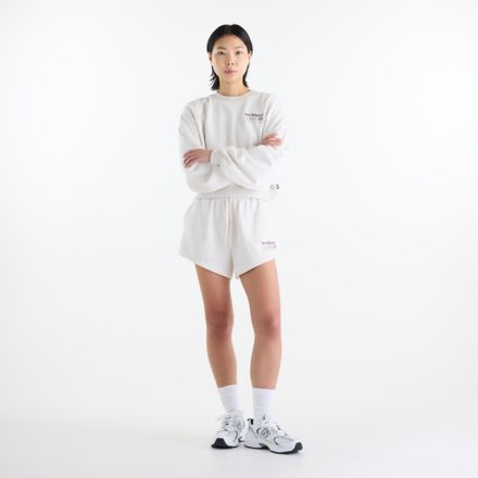 Trackside French Terry Short, Linen Heather, WB62232JLIT