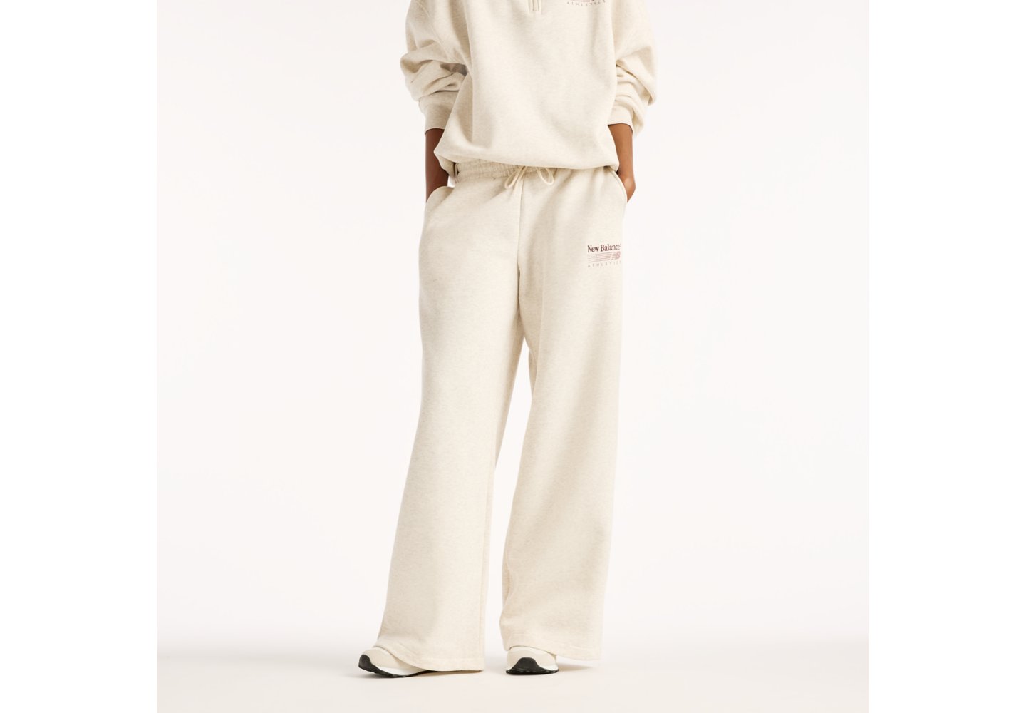 New Balance Trackside Fleece Pant in Linen Heather — photo 1 of 1