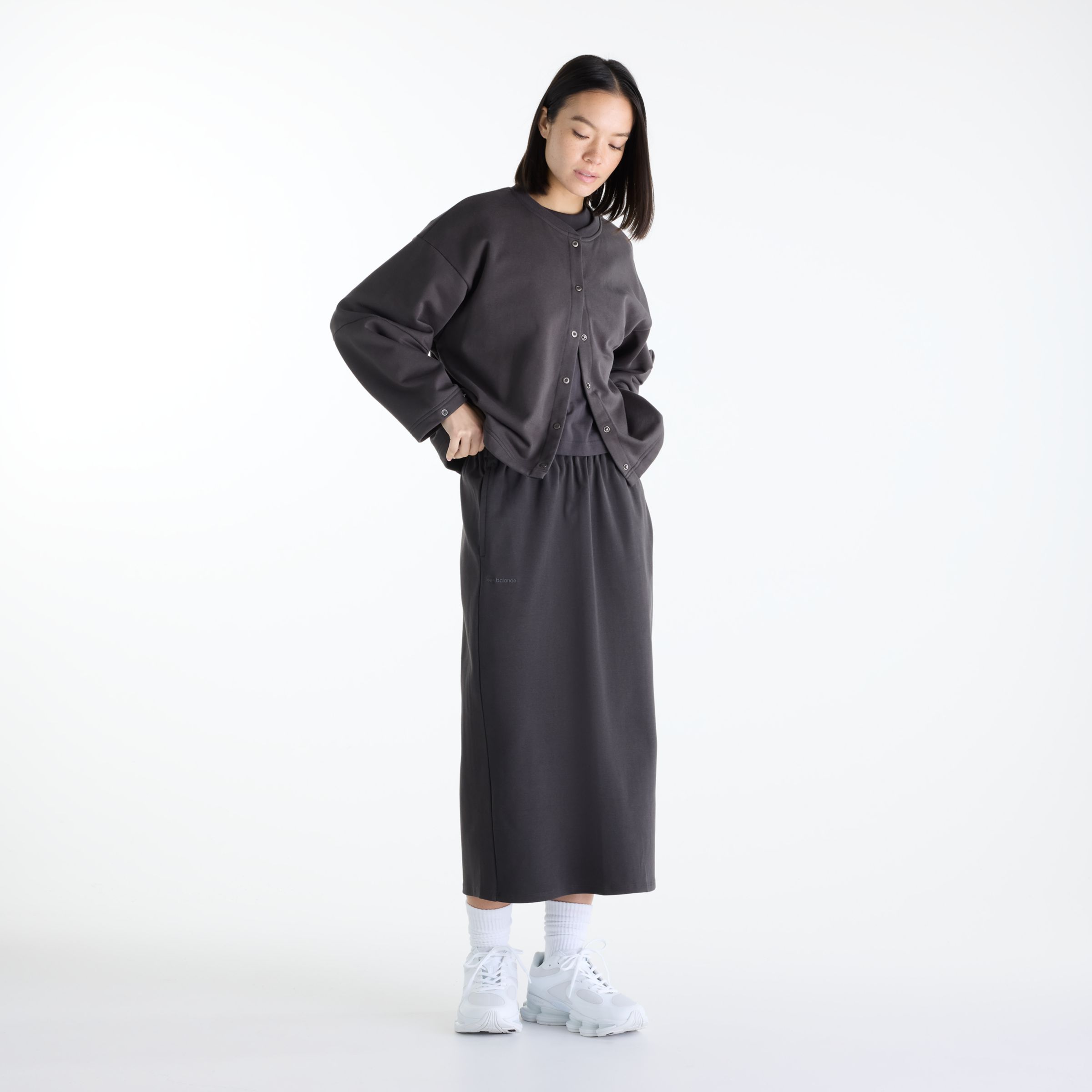 New Balance NB GREY Skirt, WB62C7ELBLK