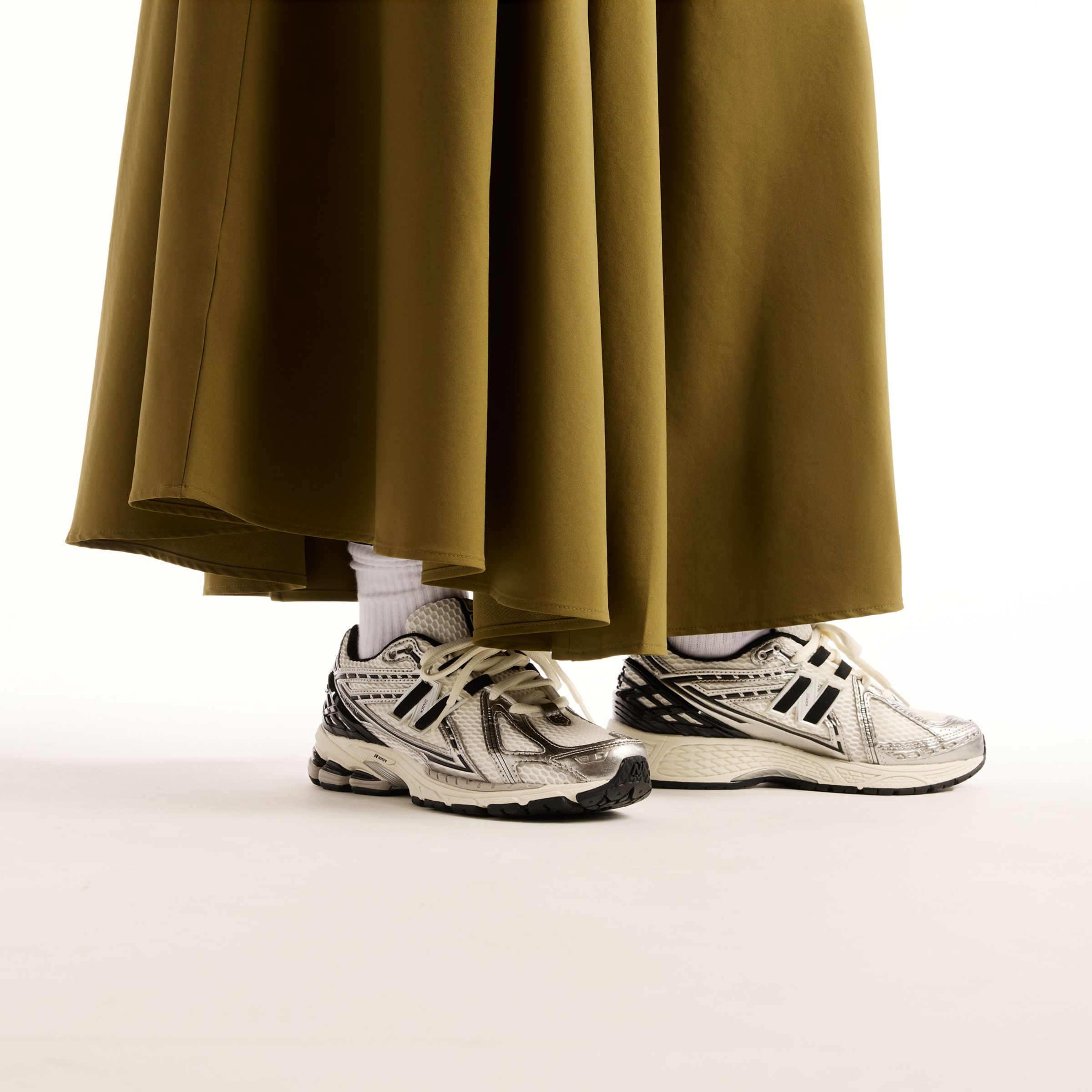 NB GREY イージースカート