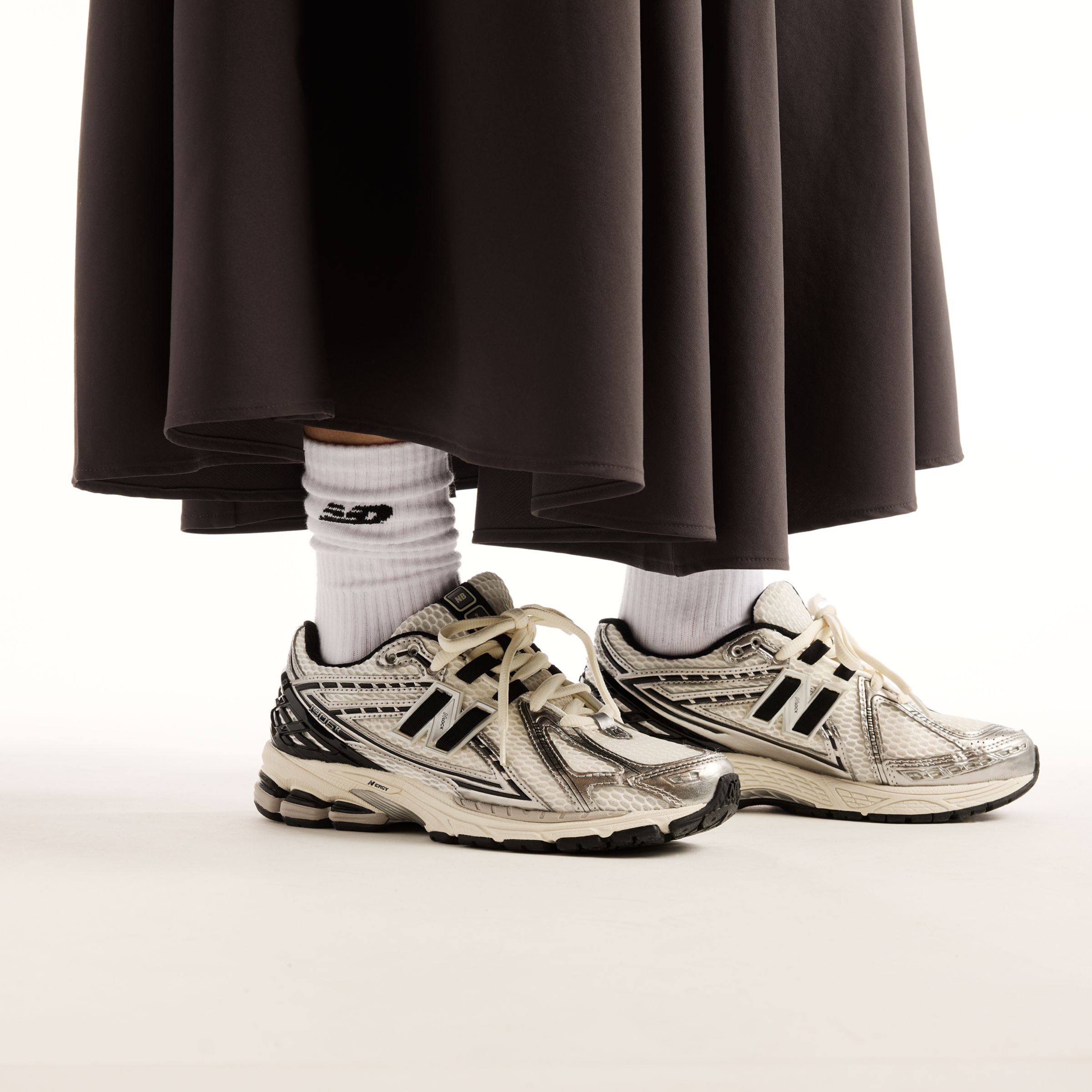NB GREY イージースカート