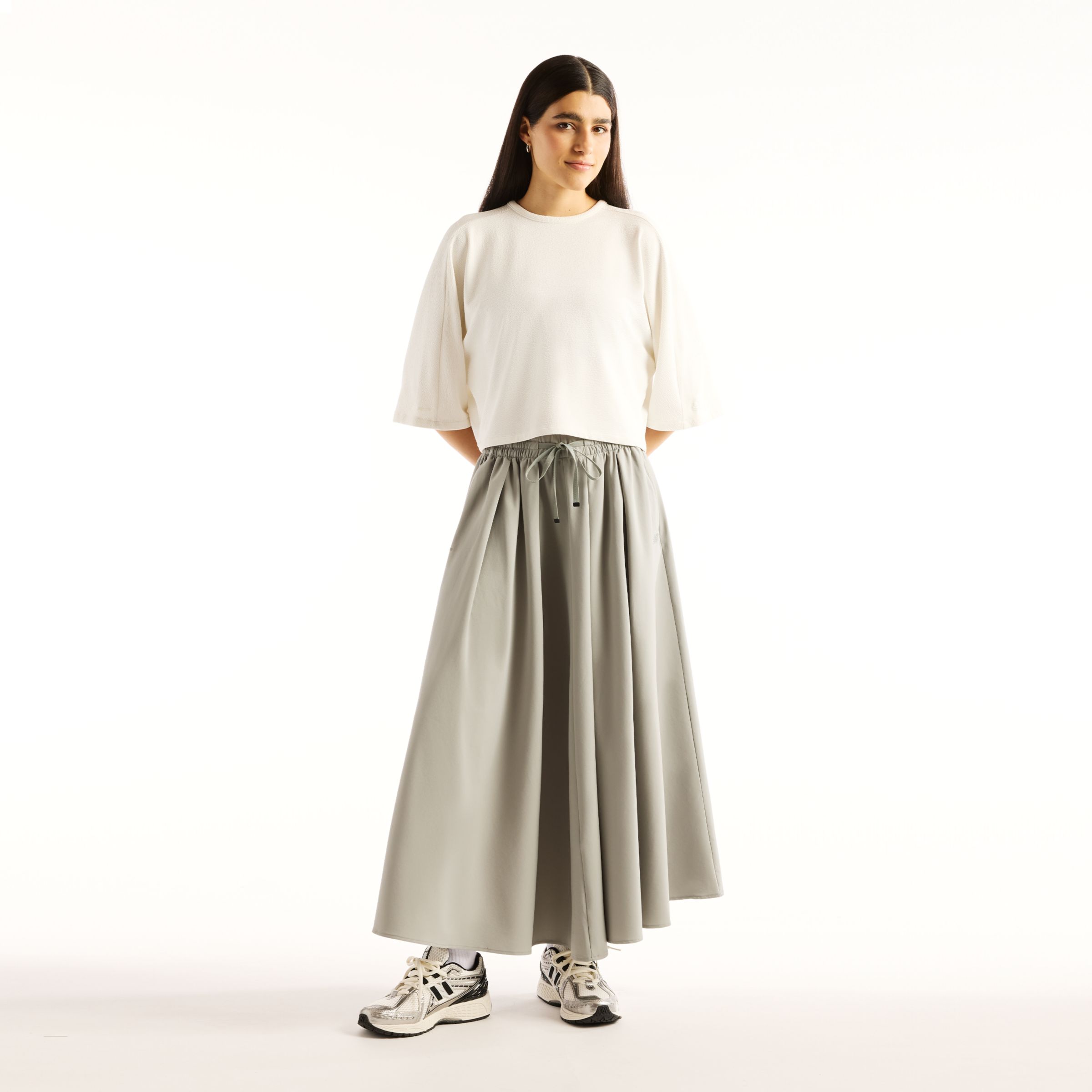 NB GREY イージースカート