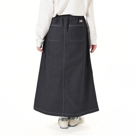 リジッドデニムライクスカート, NB NAVY, WB62I1Q6NNY