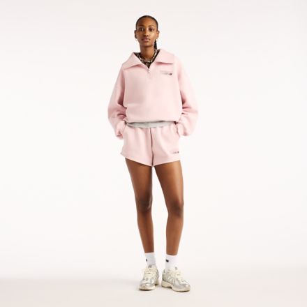 Trackside Fleece Short, PINK CHALK, WB62N78JPHK