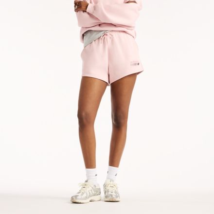 Trackside Fleece Short, PINK CHALK, WB62N78JPHK