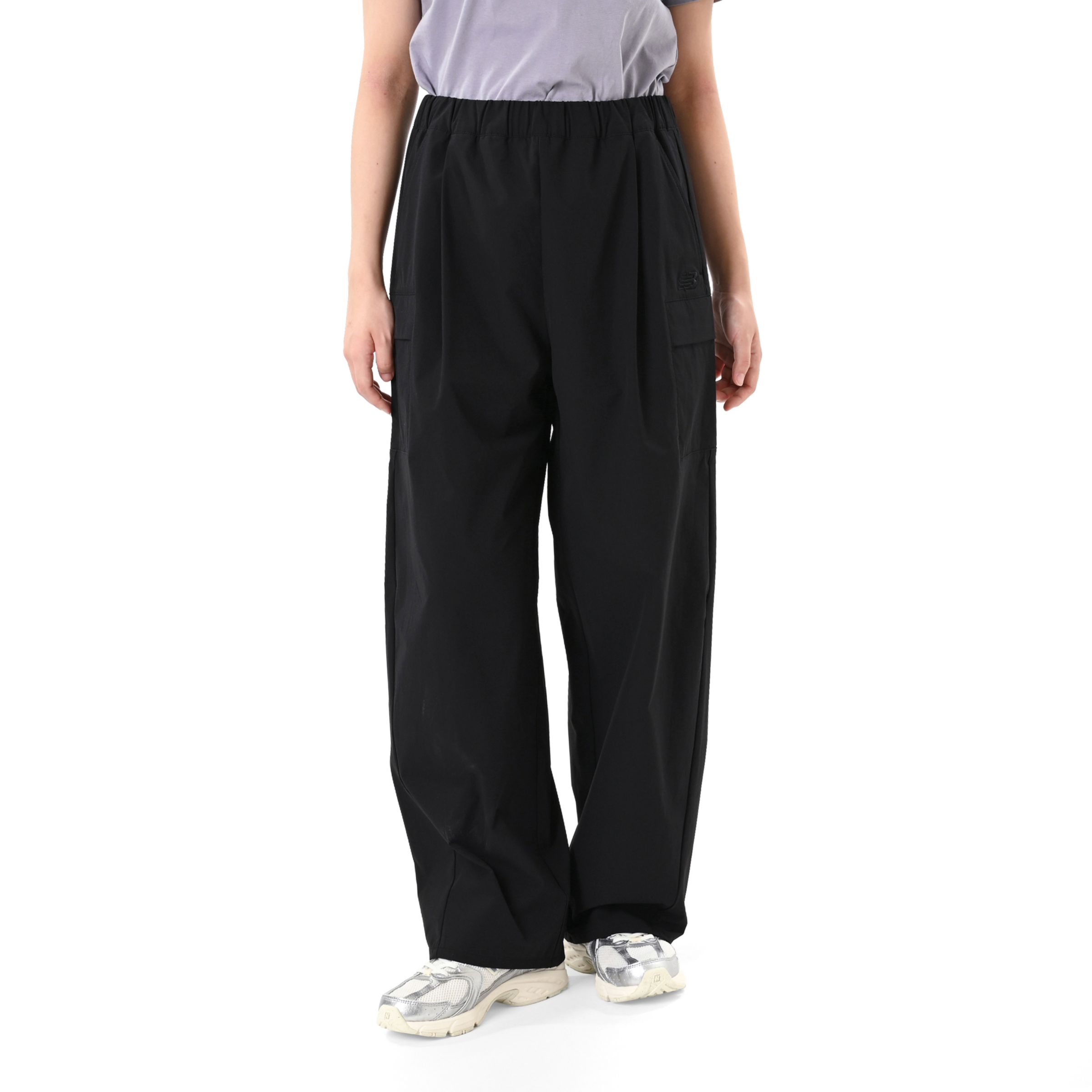 New Balance バレルシェイプパンツ, WB62Q344BK