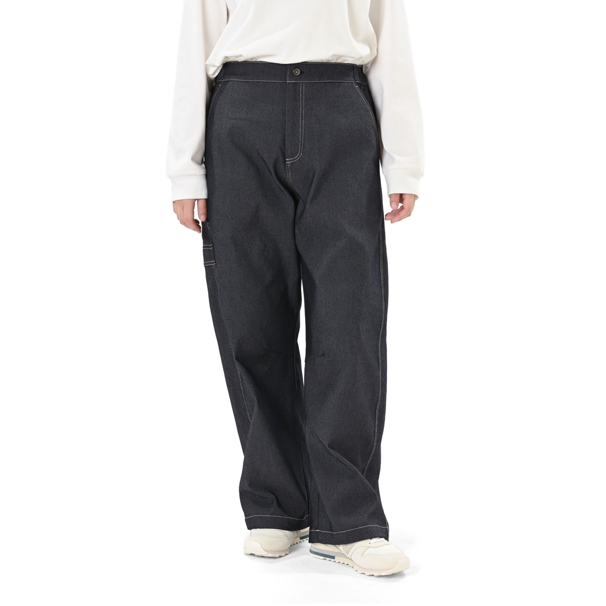 New Balance リジッドデニムライクパンツ, WB62R52QNNY