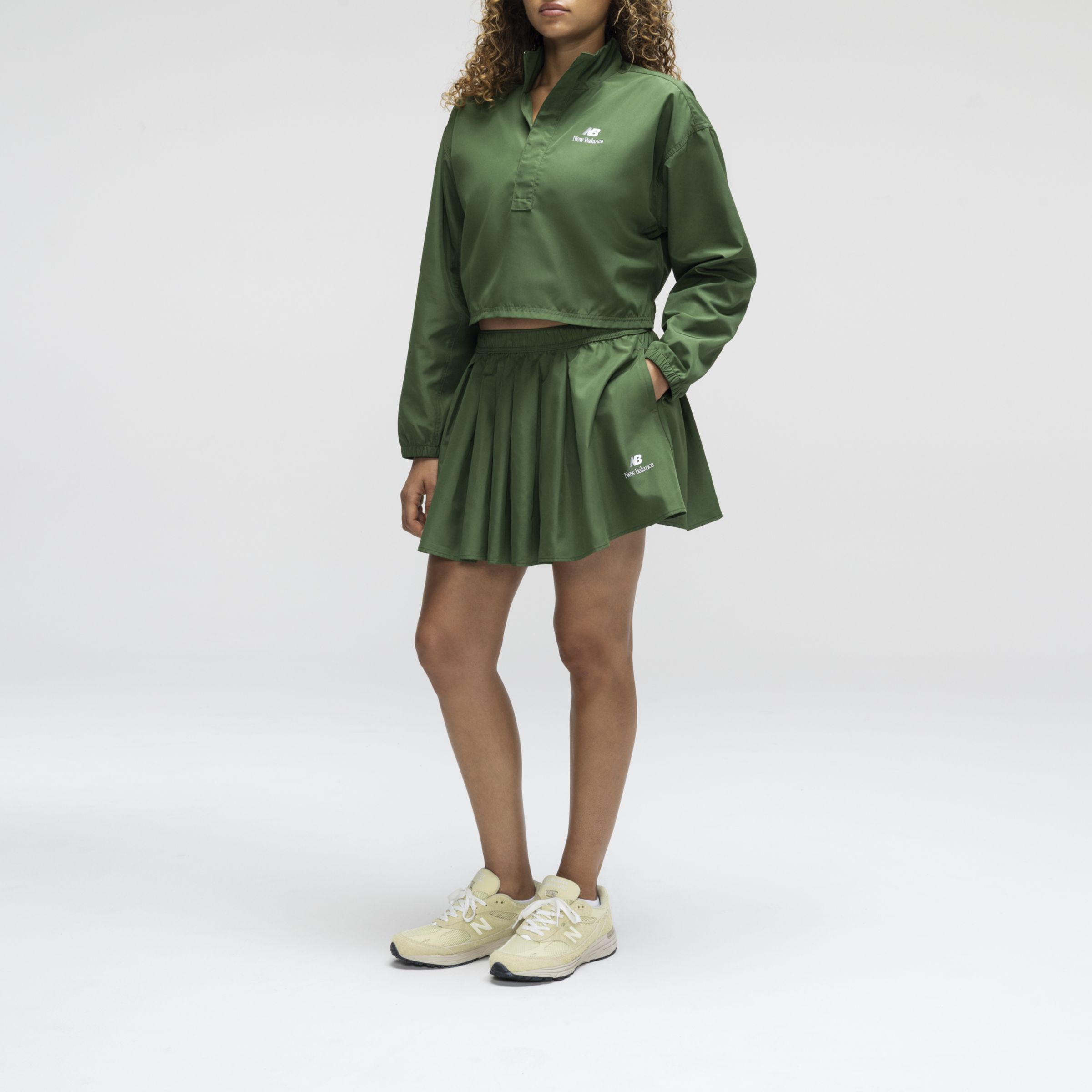 Made in USA Pleated Skirt