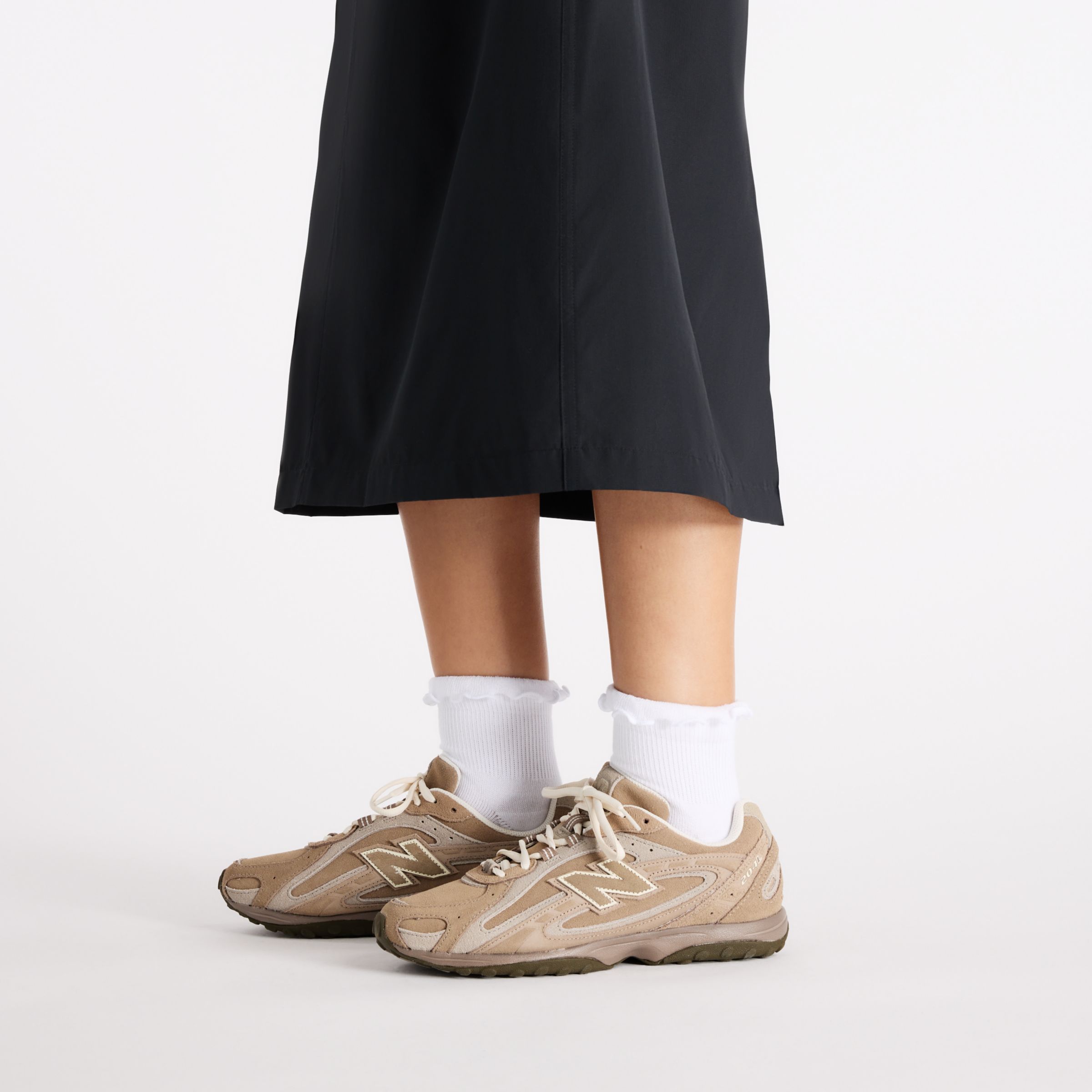 New Balance NBX Shifted Woven Midi Skirt, WB62U0DFBK