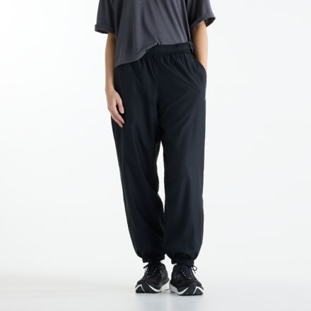 ウーブントラックパンツ 裏トリコット起毛, GREY MATTER, WB62W3G8BK