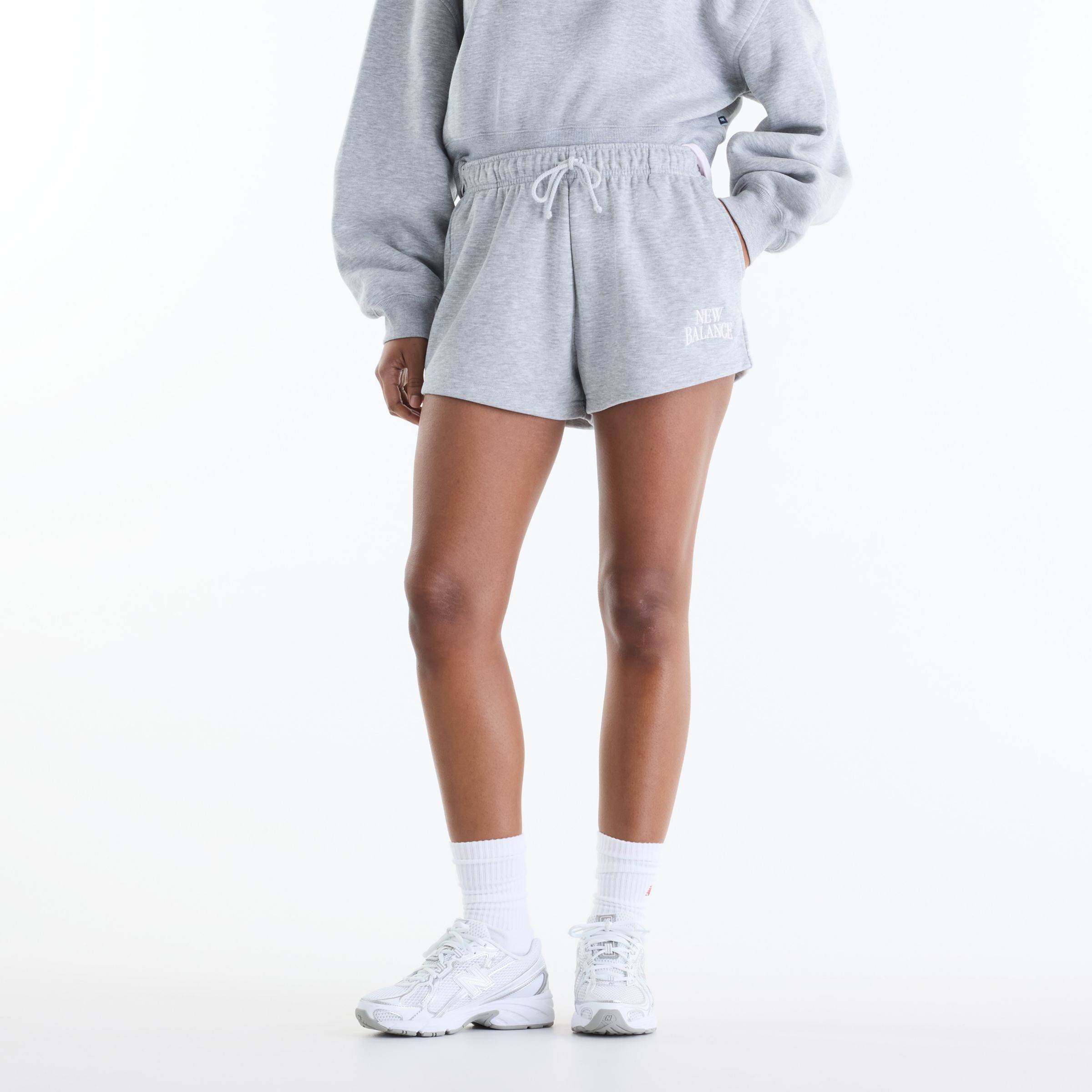 New Balance Sport Linear Graphic Fleece Short, WB62Y65CAGT