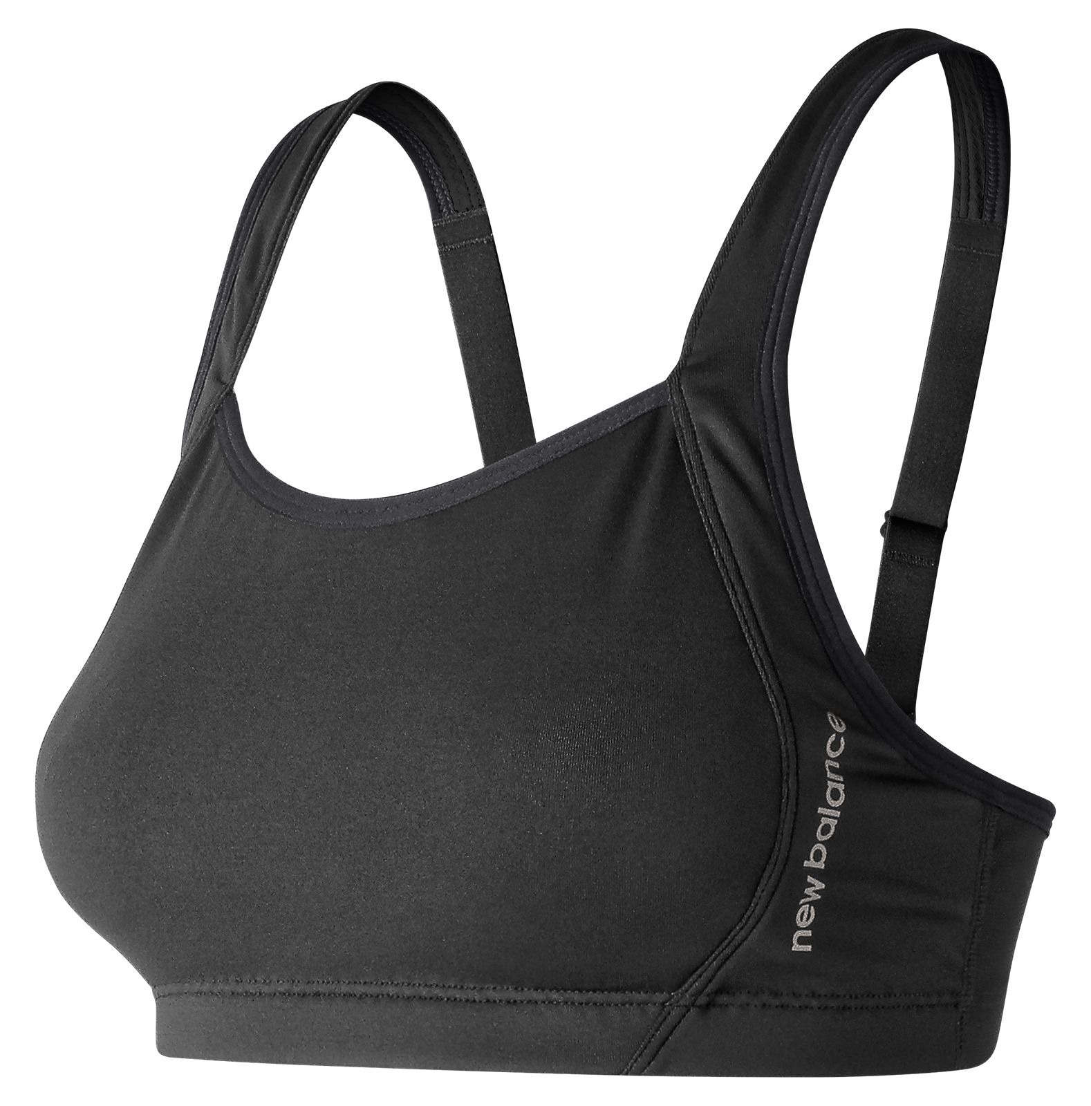 new balance grey sports bra