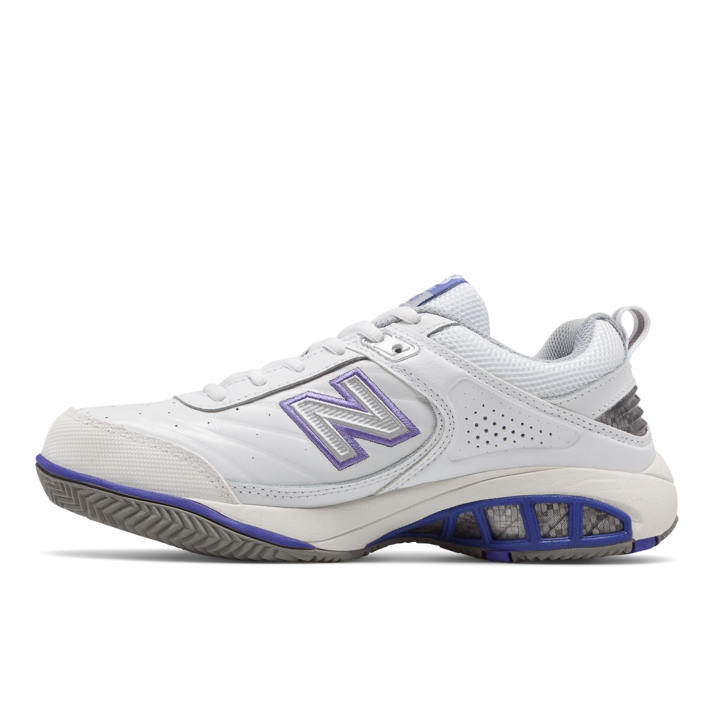Женские кроссовки New Balance 806, цвет: Белый / Тёмно-синий, вариант 1 — фото 2