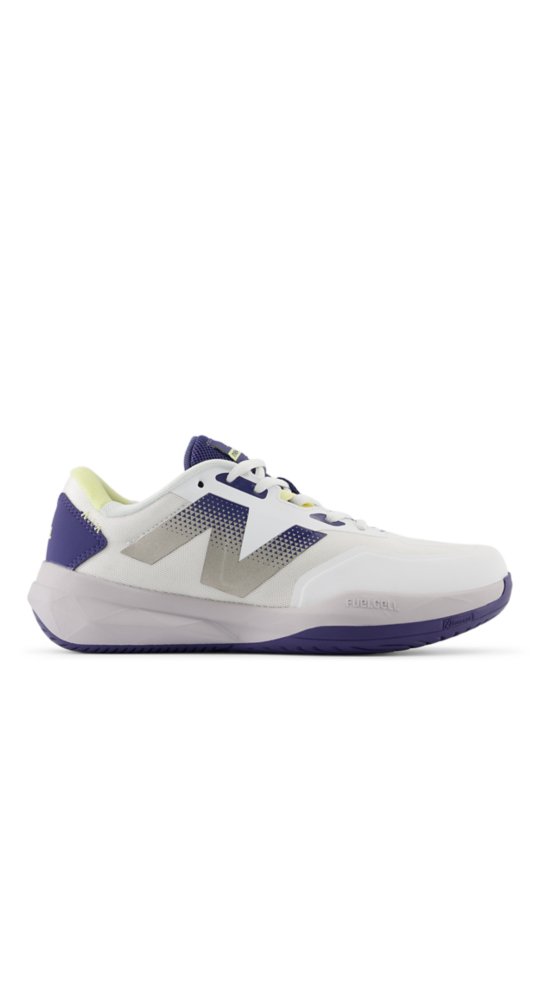 New Balance FuelCell 796v4 Padel in White With Dream State With Parchment