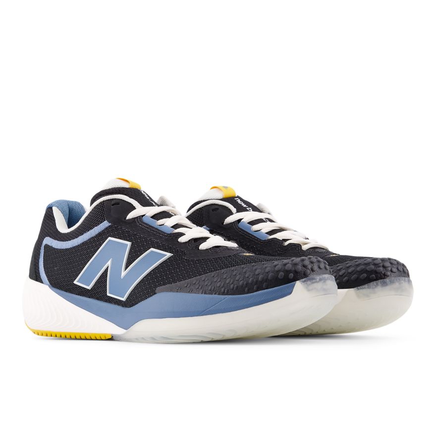 New Balance FuelCell 996v6 Shoes (Black with Blue Gemstone and Apollo Gold)