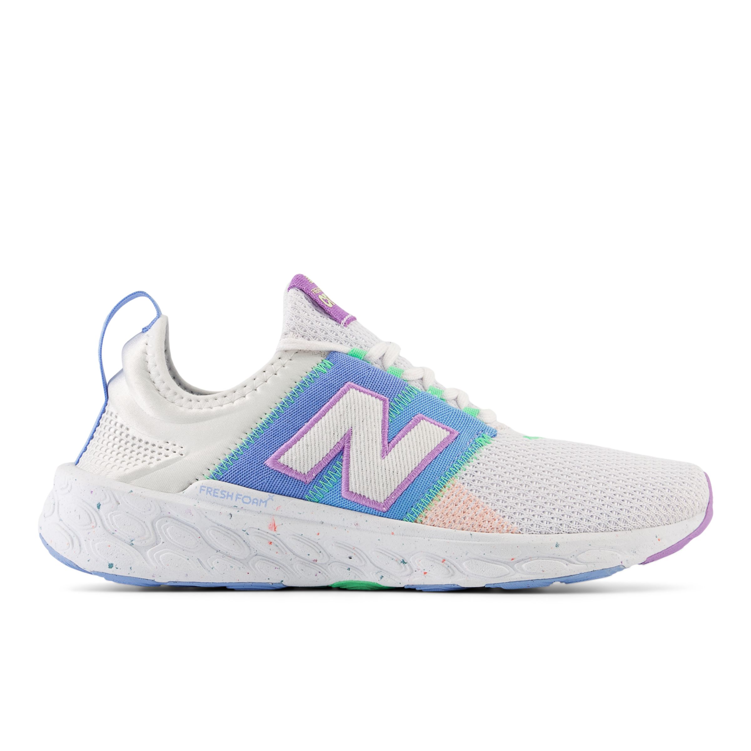 

New Balance Women's Fresh Foam X Cruz Artisan v3 White/Blue/Green/Purple - White/Blue/Green/Purple