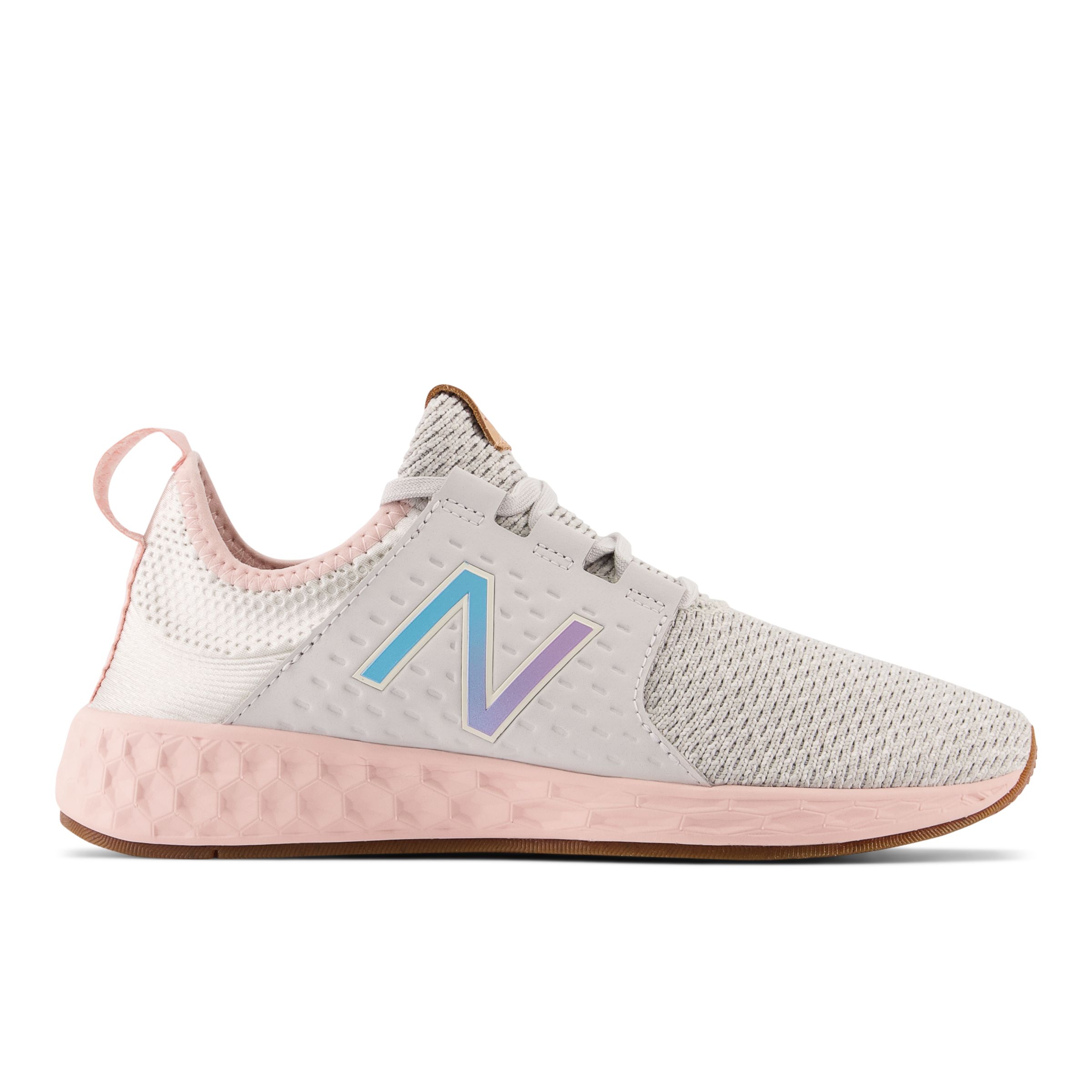 

New Balance Women's Fresh Foam Cruzv1 Reissue Grey/Pink/Blue - Grey/Pink/Blue